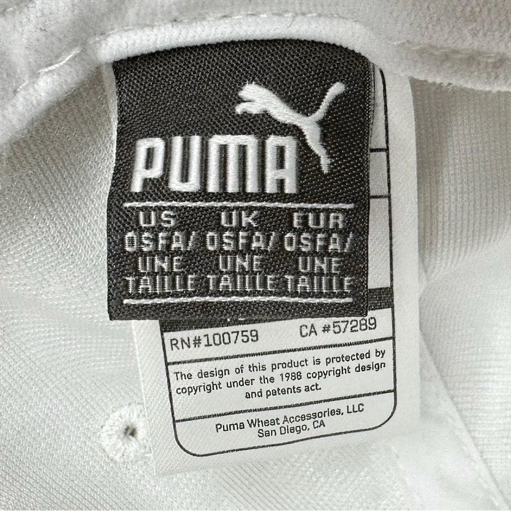 Puma White Pink Performance Athletic Lightweight Women's Cap, OS